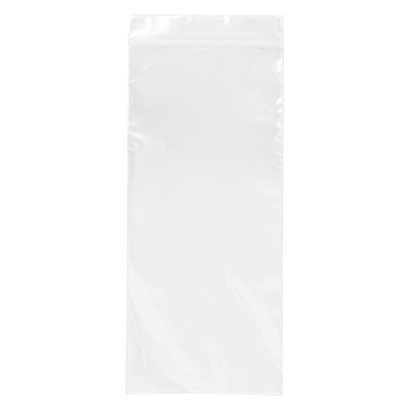 Sachet zip transparent en PE-BD 50 microns 10,2x22,9cm (100 pièces) [2PE49]