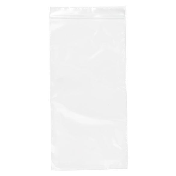 Sachet zip transparent en PE-BD 12,7x25,4cm (100 pièces) [2PE510]