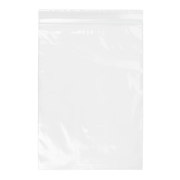 Sachet zip transparent en PE-BD 12,5x18cm 50 microns (100 pièces) [2PE57]