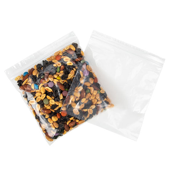 Sachet zip transparent en PE-BD 17,8x17,8cm (100 pièces) [2PE77]