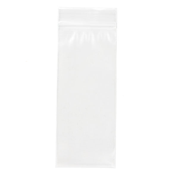 Sachet zip transparent en PE-BD 6,4x15,2cm (100 pièces) [4PE2H6]