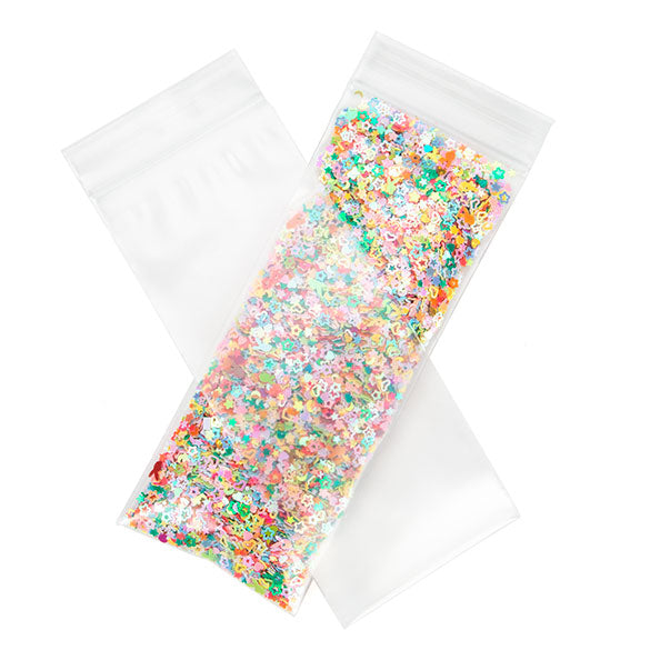 Sachet zip transparent en PE-BD 6,4x15,2cm (100 pièces) [4PE2H6]