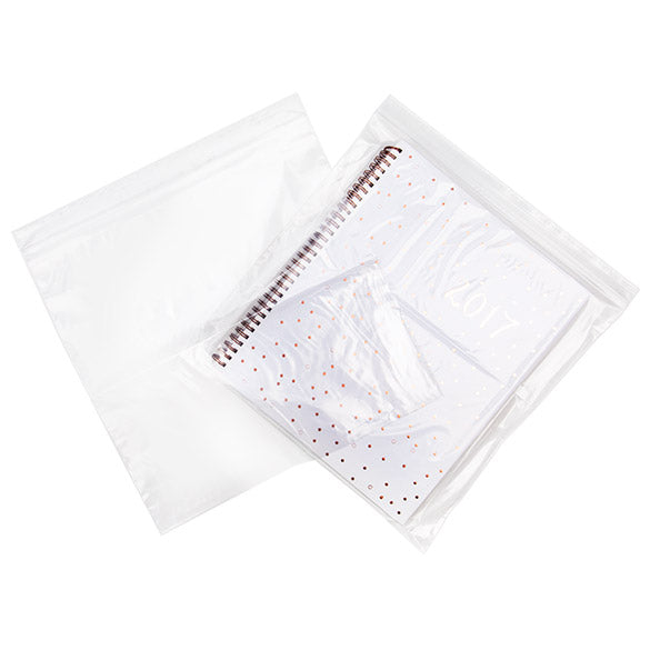 Sac zip transparents en polyéthylène basse densité 30,5x30,5cm (100 Pièces) [2PE1212]