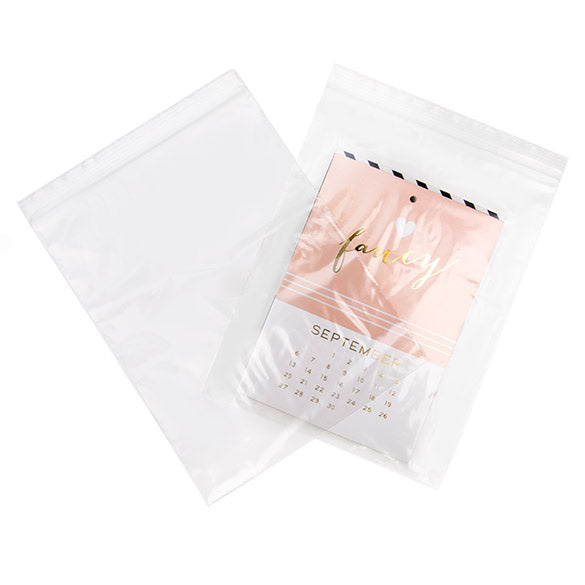 Sachet zip transparent en PE-BD 18x23cm 50 microns (100 pièces) [2PE79]