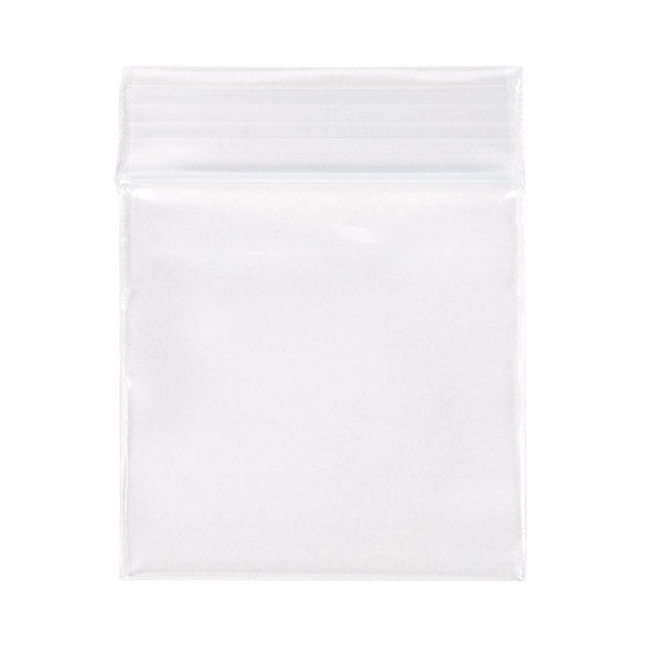 Sachet zip transparent en PE-BD 5,1x5,1cm (100 pièces) [4PE22]