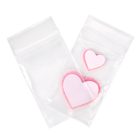 Sachet zip transparent en PE-BD 5,1x7,6cm (100 pièces) [4PE23]