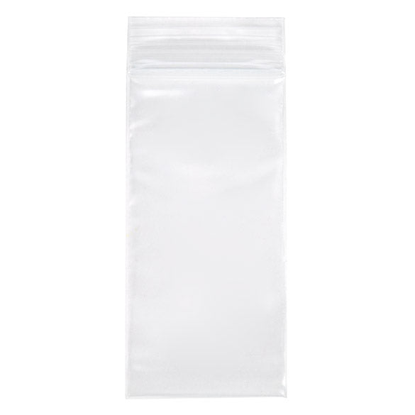 Sachet zip transparent en PE-BD 5,1x15,2cm (100 pièces) [4PE26]