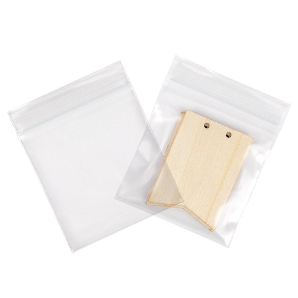 Gripzakken 7,5x7,5cm pe 100 micron (100 stuks) [4PE33]