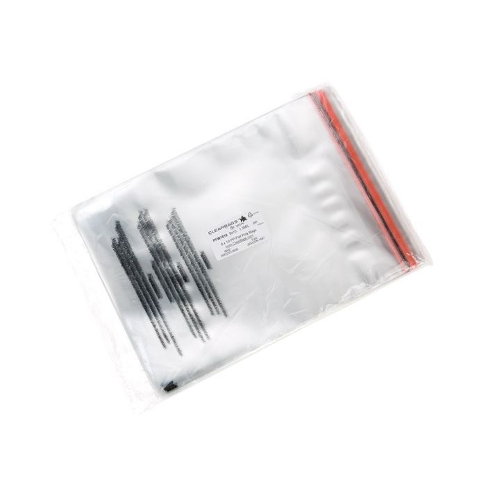 Plastiek Zakken met Verstikkingswaarschuwing 15,2x22,9cm Hersluitbaar (100 stuks) [PFW169]