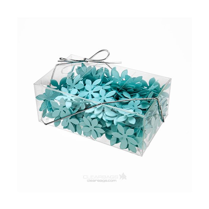 Plastiek Doosjes 12,7x7,6x5,1cm Voedselveilig Autolock Bodem (25 stuks) [PLB199]