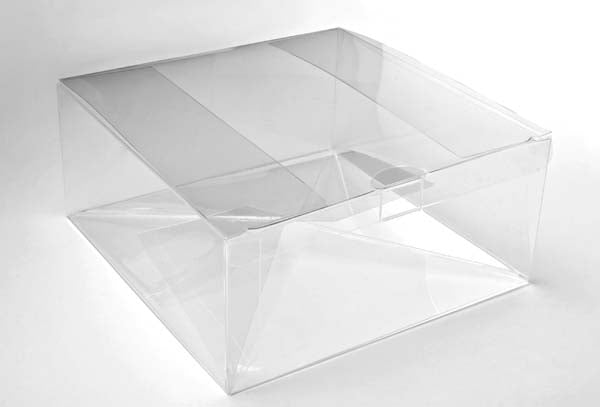 Plastiek Doosjes 18,1x18,1x7,6cm Voedselveilig Autolock Bodem (25 stuks) [PLB206]