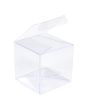 Boites cadeau plastique 6,4x6,4x6,4 cm Transparence Cristalline avec Pop & Lock (25 pièces) [PLB302]