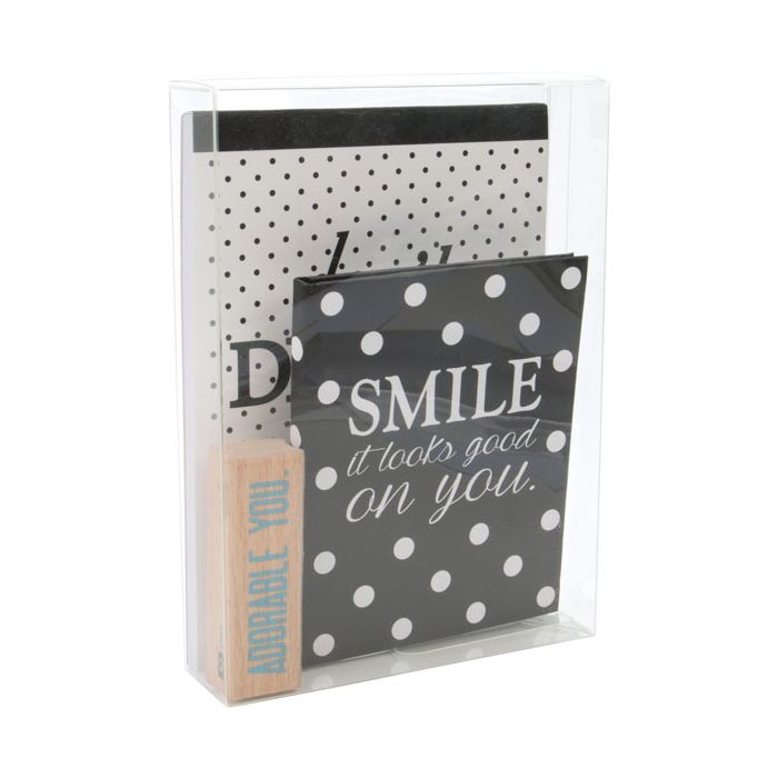 Boîtier cadeau à transparence cristalline avec fond pop up  13.7 x 3.8 x 18.7cm  (25 Pièces)  [PLB72]