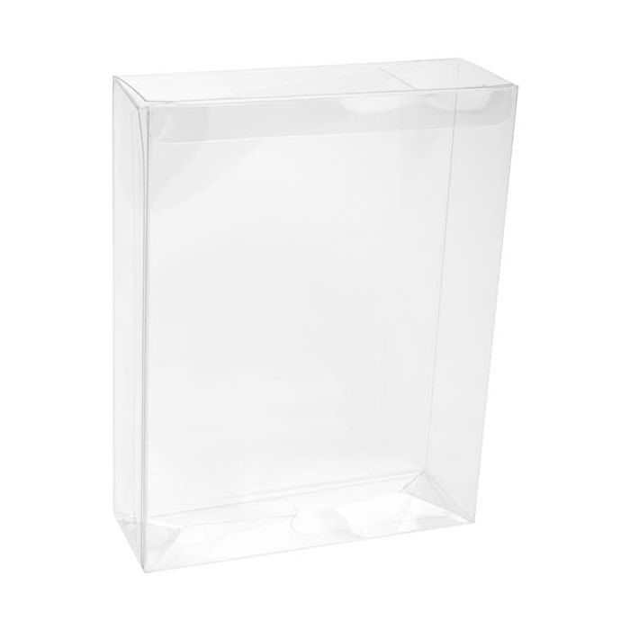 Boîtier cadeau à transparence cristalline avec fond pop up  11.4 x 3.8 x 14.9cm  (25 Pièces)  [PLB74]