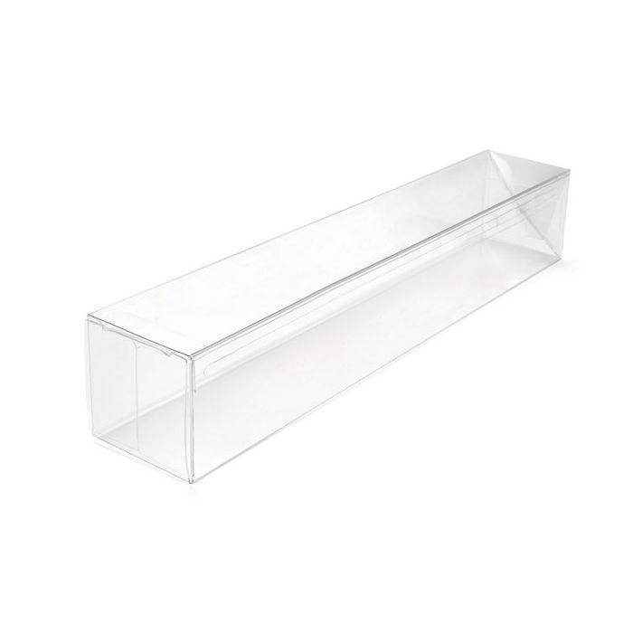 Boîtier cadeau à transparence cristalline avec fond pop up 7.6 x 7.6 x 30.5cm (25 Pièces) [PLB90]