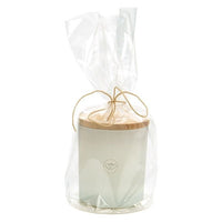 Plastic Bags round Bottom 10.2x25.4cm 40 micron and with White Insert