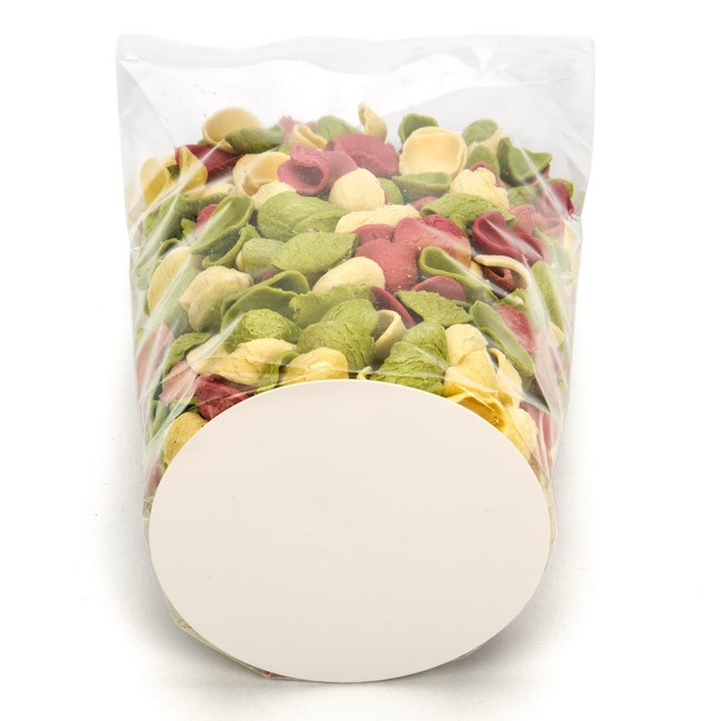 Plastiek Zakken Ronde Bodem 10,2x25,4cm 40 Micron en met witte Kaart (50 stuks) [RPBG4]