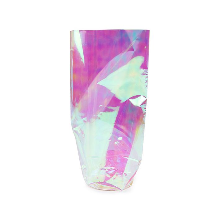 Sachet a Fond Rond Irisé 8,3x25,4cm avec insert en papier (50 pièces) [RPBGH3]