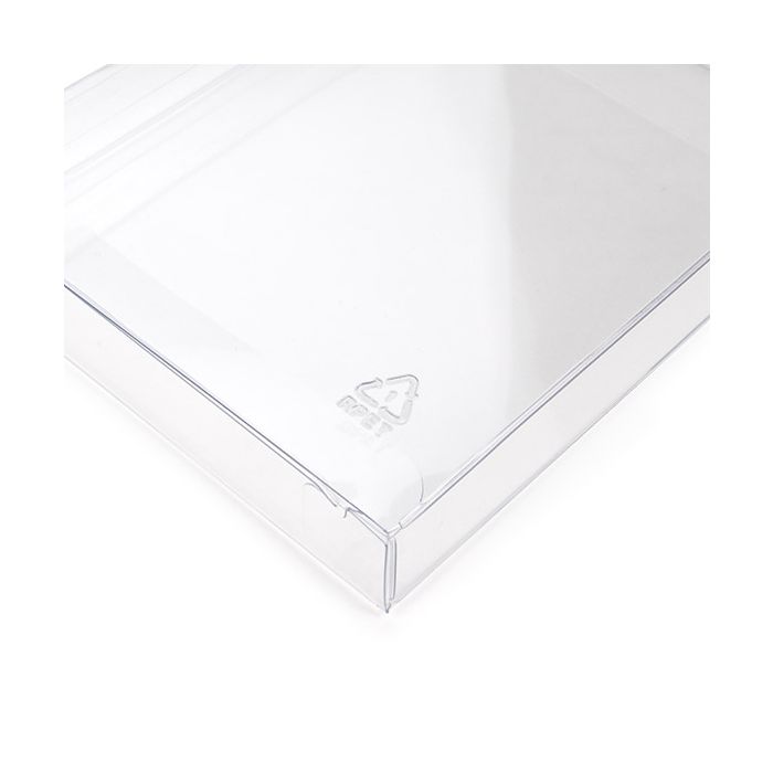 Boites cadeau rPET plastique à transparence cristalline 11.4x2.1x14.9 cm (25 pièces) [FB27R]