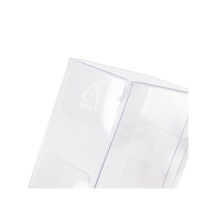 Boites rPET à transparence cristalline 7x3.7x7cm (25 pièces) [FPB227R]