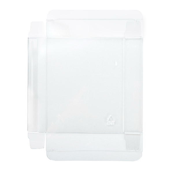 Boîtes cadeau plastique à transparence cristalline en rPET 13x2,5x12,9 cm (25 pcs) [FB47R]