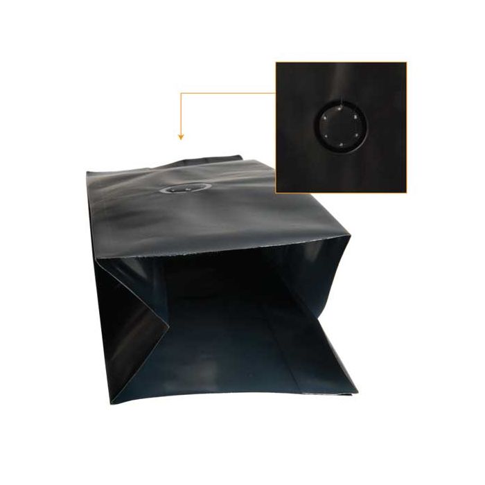 Sachet à café en noirs avec valve d'aération, 8.5x6.5x33 cm, 12-16oz (50 pièces) [SGC2BM]