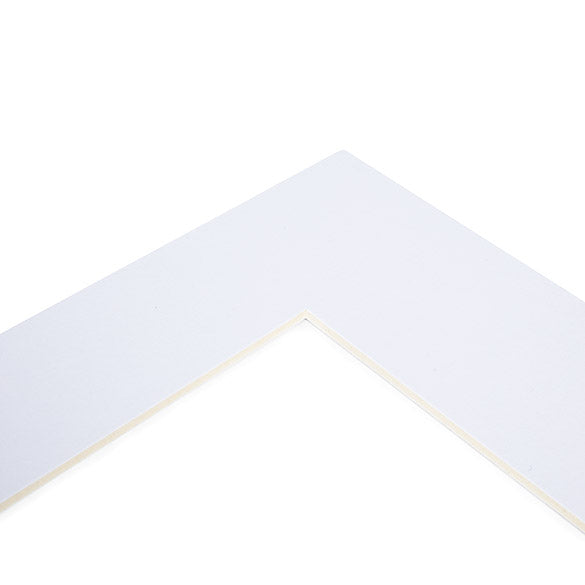 Passe partout Blanc 19 x 24cm pour le découpage intérieur. 27.9 x 35.6cm (10 Pièces) [MS20088]