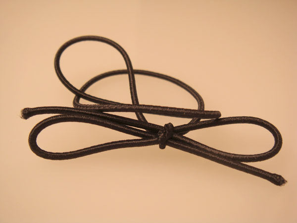 Ruban élastique de décoration Vinyle Stretch à dérouler noir 25.5cm  (50 Pièces)  [10SB]