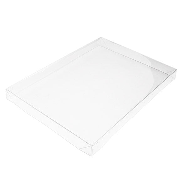 Couvercle pliant à transparence cristalline 13,8 x 1,6 x 19,2cm (25 Pièces) [BT1]