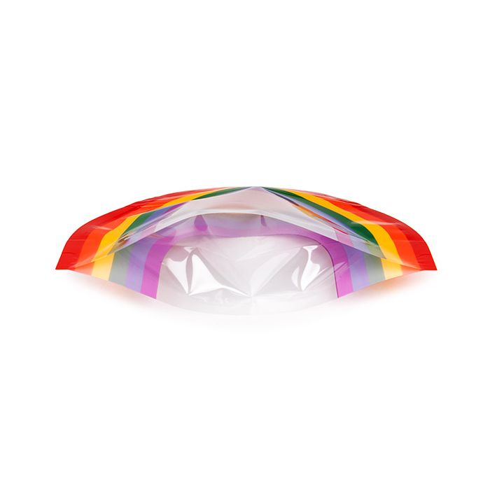 Doypack Forme de l'arc-en-ciel 20,3x7,6x12,7 cm (25 pièces) [SP3RZ]