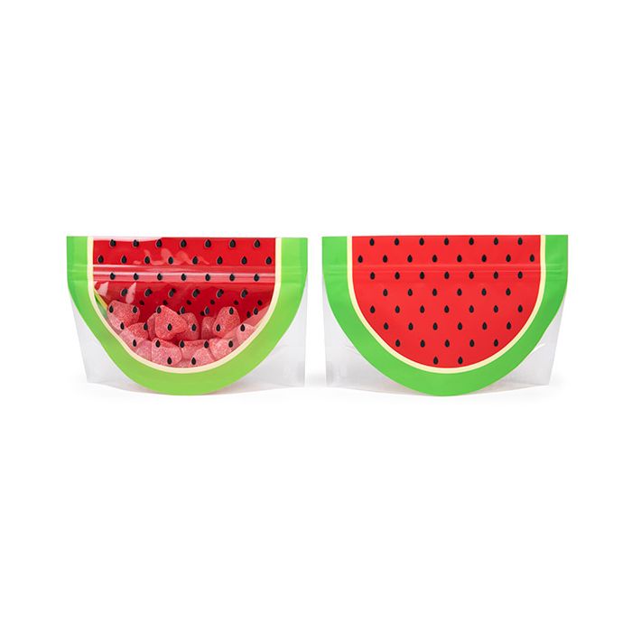 Doypack Forme de melon d'eau 20,3x7,6x13,3 cm (100 pièces) [SP3WZ]
