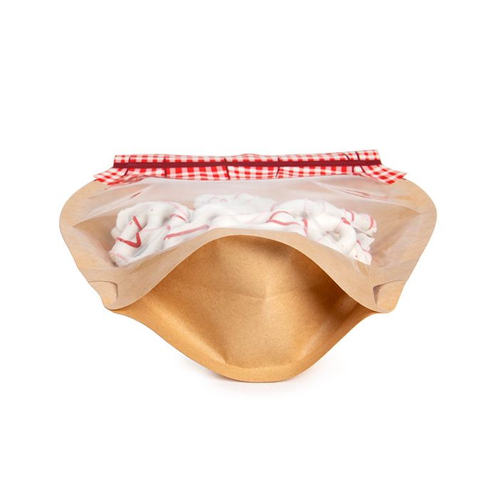 Doypack Forme de pot de confiture 19,7x7,6x20,3 cm (100 pièces) [SP7JMZ]