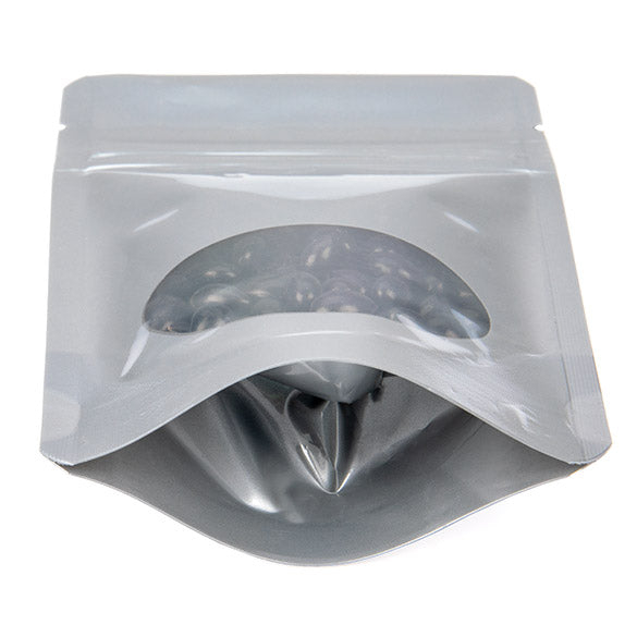 Stazakken Zilver met ovaal Venster 8x5x13cm | 28 gram (100 stuks) [ZBGO1S]
