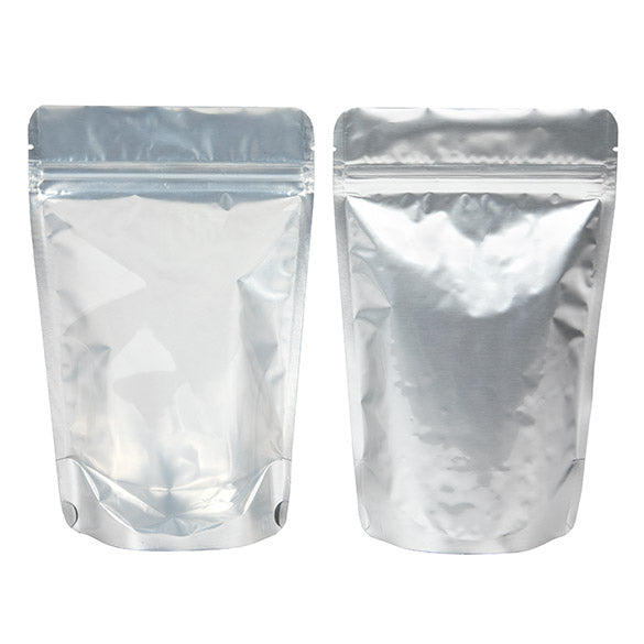 Stazakken Transparant/Zilver 13x7x20,5cm | 113 gram (100 stuks) [ZBGS3]