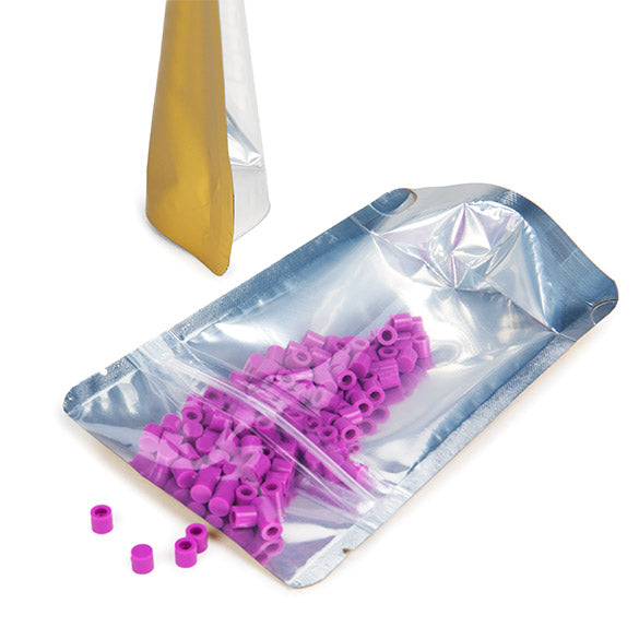 Doypack avec le dos doré 8x5x13cm | 28g (100 pièces) [ZBGG1]