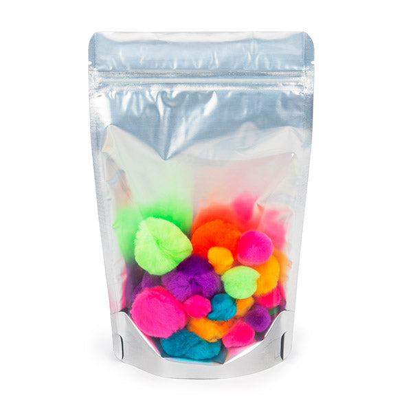 Doypack Argenté 14.6x7.9x23cm | 170g (100 pièces) [ZBGS58]