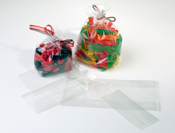 Sac à soufflet transparence cristalline 12.7x7.6x61cm (100 pièces) [GB8]