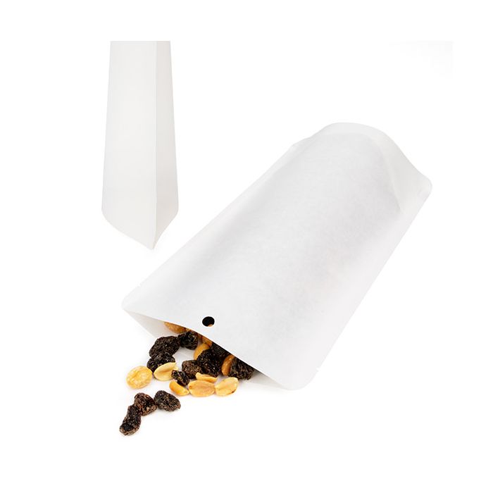 Stazakken Kraft Wit Milieuvriendelijk 13x7,9x20,6 cm (100 Stuks) [SUPEK3W]