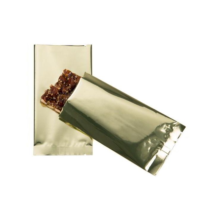 Sachet à sceller premium en or métallisé, 7.5 x 14 cm (100 Pieces) [SVP35HG]