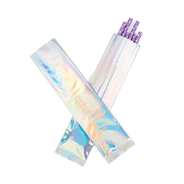 Sachet Plastiques Holographiques 5,1x20,3 cm (25 pièces) [SVP28H]