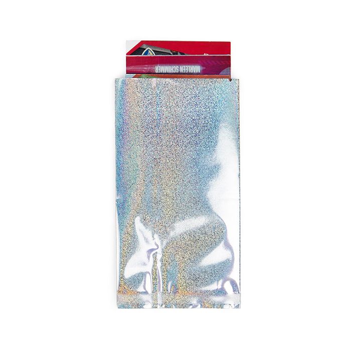 Plastiek Zakken Glitter Holografisch 7,6x14 cm Sealbaar d.m.v warmte (25 stuks) [SVP35HHG]