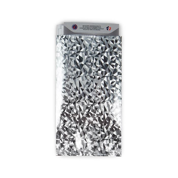 Plastiek Zakken Holografisch Kristal 7,6x14 cm Sealbaar d.m.v warmte (25 stuks) [SVP35HHI]