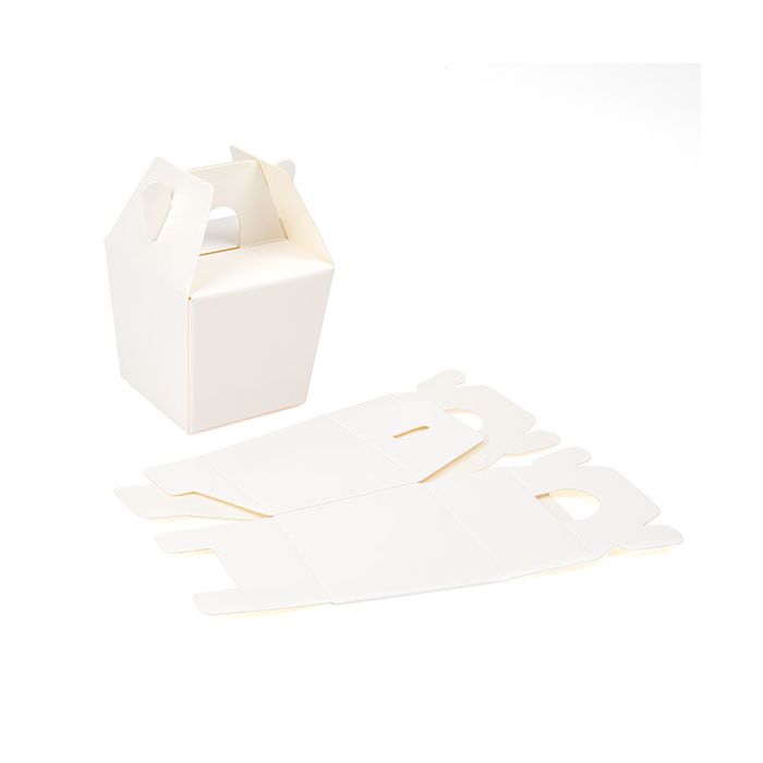 White Mini Take Out Box 6x5.1x5.4 cm (25 pieces) [FS382]