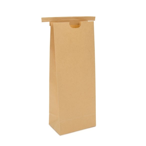 Zakken Kraft Bruin met Sluiting 10,8x6,4x26,7cm (100 stuks) [TTB2K]