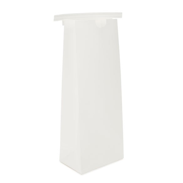 Zakken Kraft Wit met Sluiting 10,8x6,4x26,7 cm (100 stuks) [TTB2W]