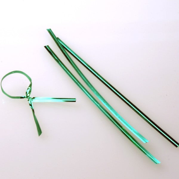 Bindstrips 10,2x0,4cm groen metallic plastiek (1000 stuks) [TT4MGR]