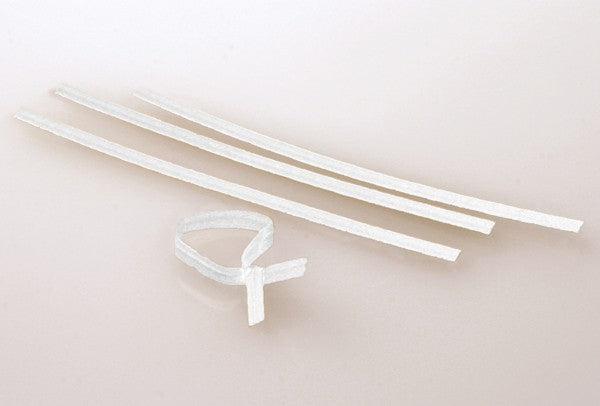 Bindstrips 15,2x0,4cm papier wit (1000 stuks) [TT6WH]
