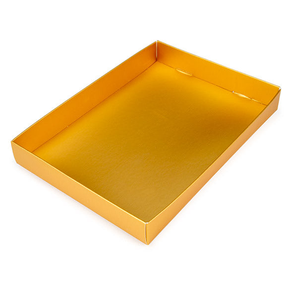 Kartonnen Doosjes goud 13,7x2,5x19,1cm (25 stuks) [GD15]