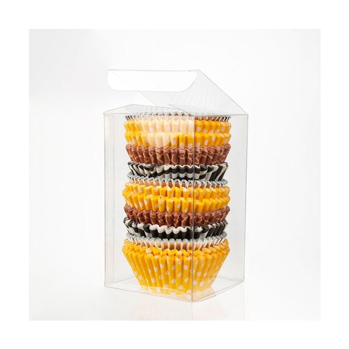 Boîtier cadeau à transparence cristalline 7.6x7.6x12.7cm (50 Pièces) [VB299]