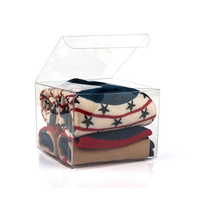 Plastiek Doosjes 10,2x10,2x7,6cm Kristalhelder (50 stuks) [VB303]